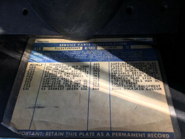 1977 White GMC 1500 Standard Cab Pickup