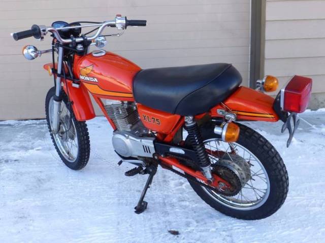 1977 Red Honda XL75 --