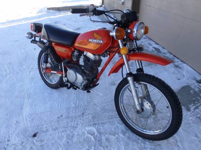 1977 Red Honda XL75 --