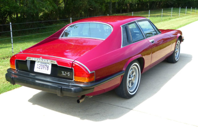 1977 Regency-Red Jaguar XJS 2 Door Coupe