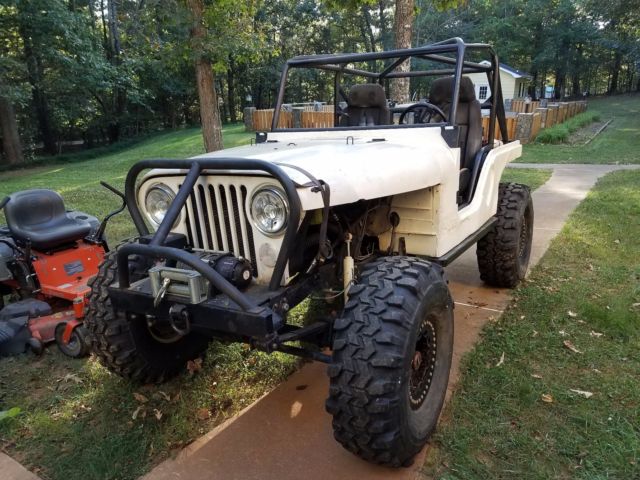 1977 White Jeep CJ Cab & Chassis