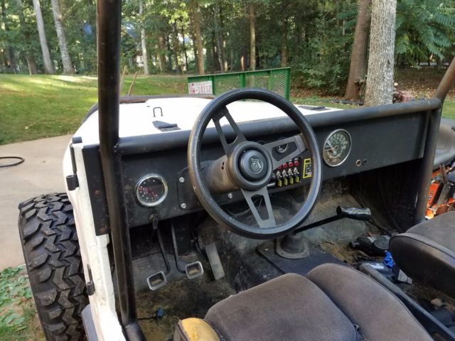 1977 White Jeep CJ Cab & Chassis