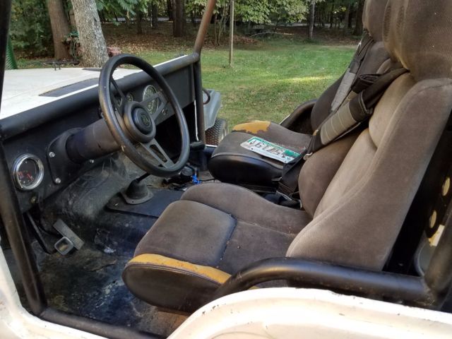1977 White Jeep CJ Cab & Chassis