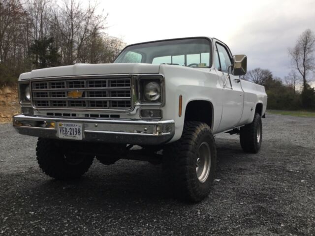 1977 White Chevrolet C/K Pickup 1500 Standard Cab Pickup