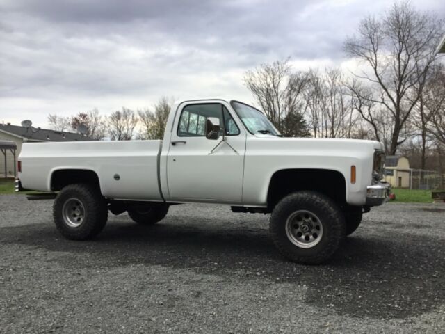 1977 White Chevrolet C/K Pickup 1500 Standard Cab Pickup
