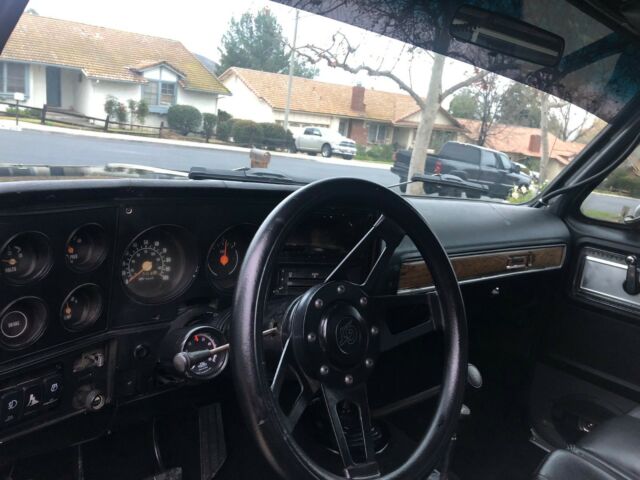 1977 Black Chevrolet K10 Pickup pickup