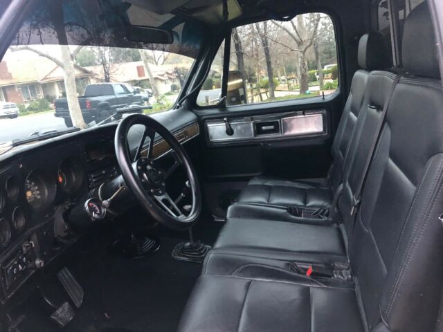 1977 Black Chevrolet K10 Pickup pickup