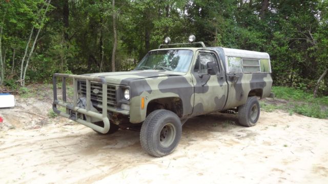 1977 cammo Chevrolet C/K Pickup 1500 Standard Cab Pickup