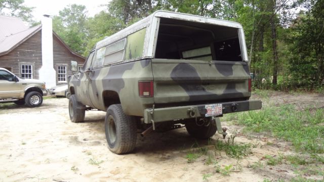 1977 cammo Chevrolet C/K Pickup 1500 Standard Cab Pickup