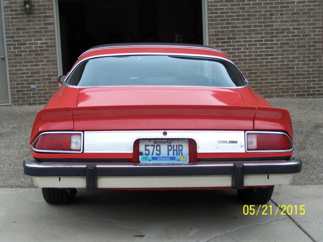 1977 Red Chevrolet Camaro Coupe