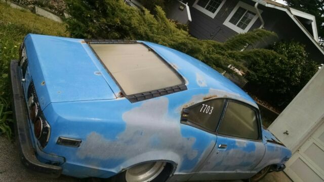 1977 Blue Mazda RX3 Coupe