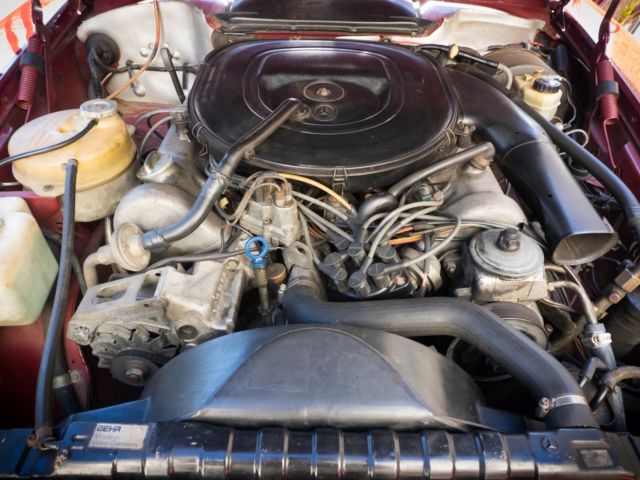 1977 Burgundy Mercedes-Benz 400-Series