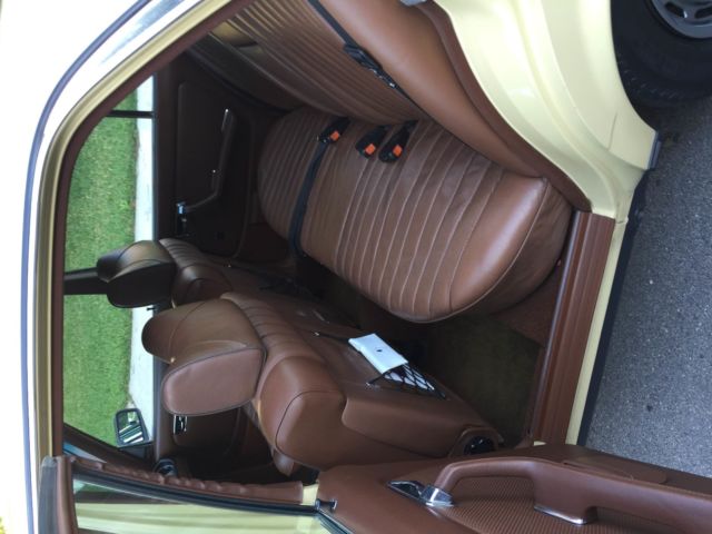 1977 Pale Yellow Mercedes-Benz 300-Series Sedan