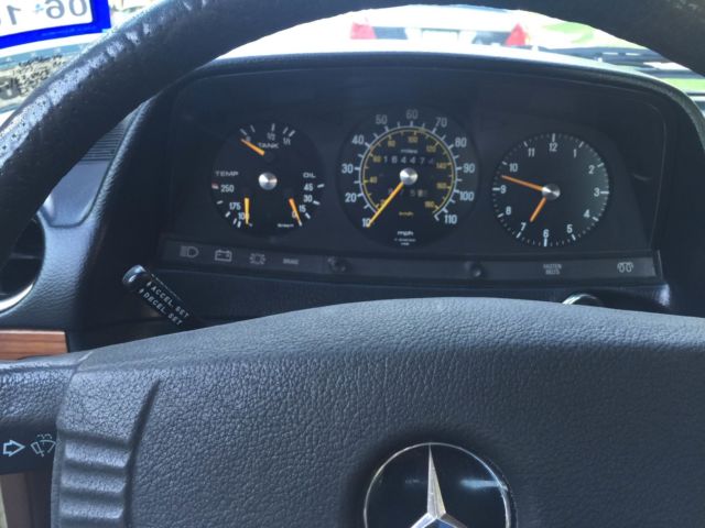 1977 Pale Yellow Mercedes-Benz 300-Series Sedan