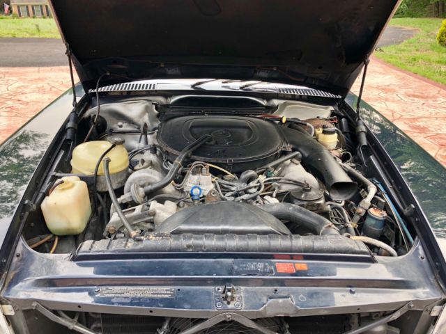 1977 Blue Mercedes-Benz SL-Class 2 door convertible