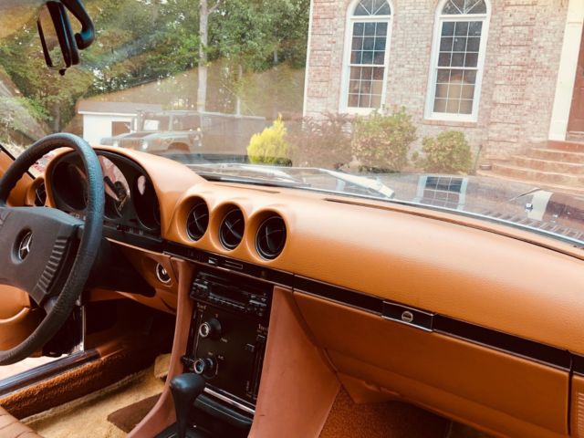 1977 Blue Mercedes-Benz SL-Class 2 door convertible