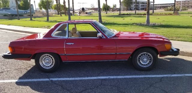 1977 Red Mercedes-Benz SL-Class Coupe