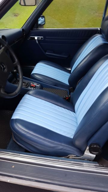 1977 Blue Mercedes-Benz SL-Class Coupe