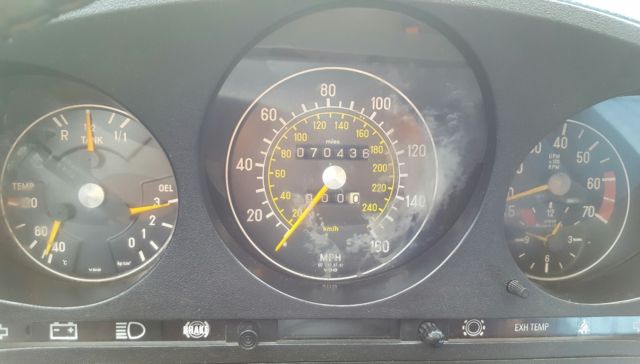 1977 Blue Mercedes-Benz SL-Class Coupe