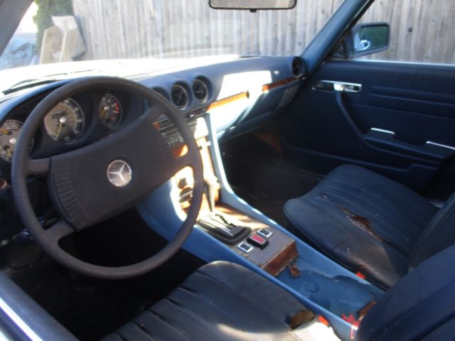 1977 Silver Mercedes-Benz SL-Class Convertible