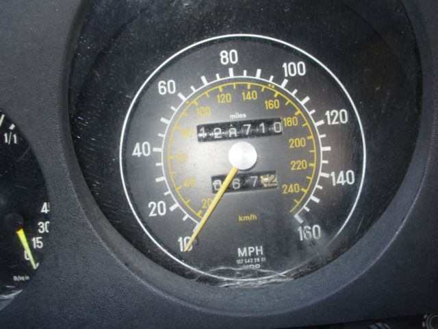 1977 Silver Mercedes-Benz SL-Class Convertible