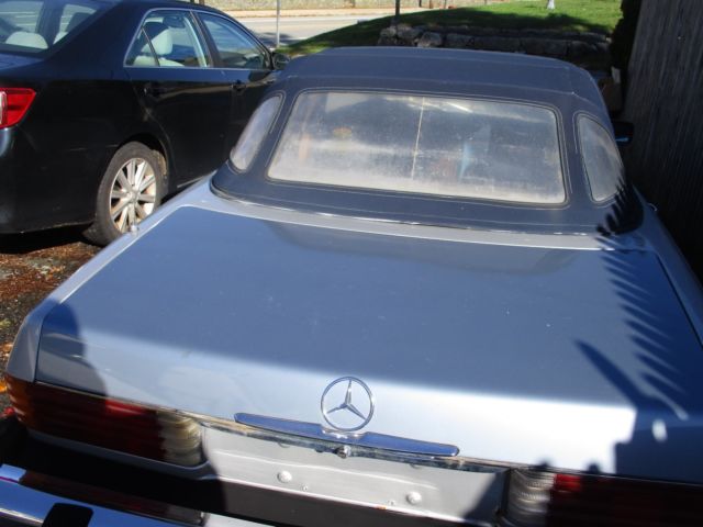 1977 Silver Mercedes-Benz SL-Class Convertible