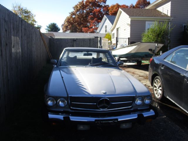 1977 Silver Mercedes-Benz SL-Class Convertible