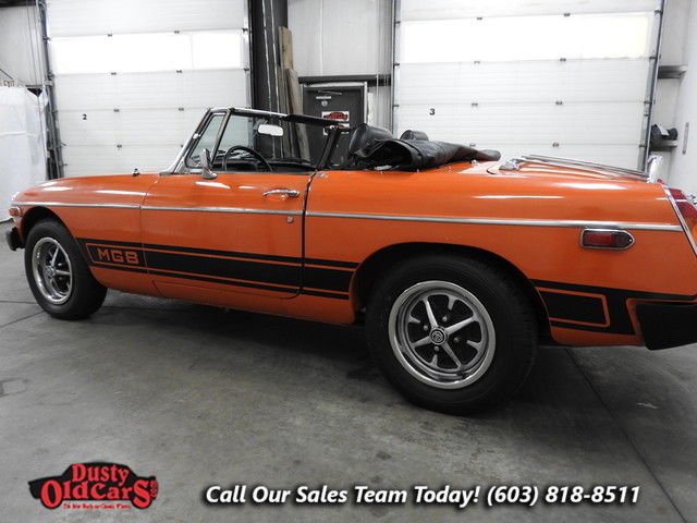 1977 Orange MG MGB Conv Convertible