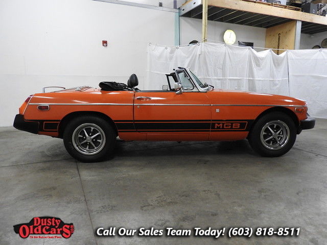 1977 Orange MG MGB Conv Convertible