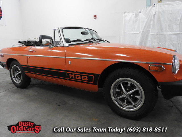 1977 Orange MG MGB Conv Convertible
