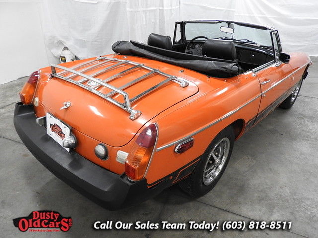 1977 Orange MG MGB Conv Convertible