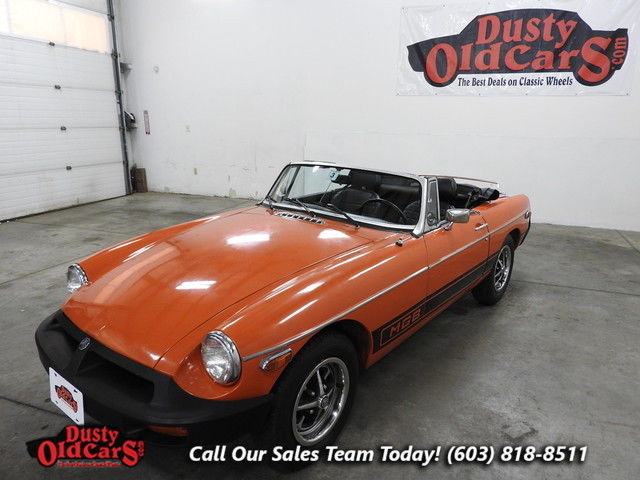 1977 Orange MG MGB Conv Convertible