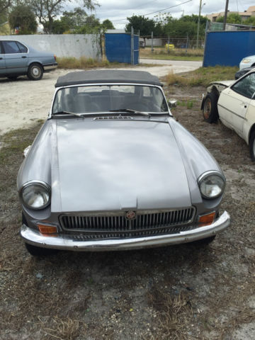 1977 Silver MG MGB