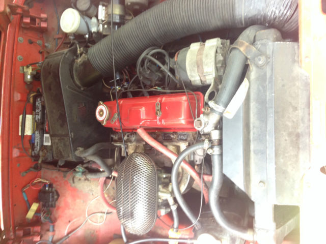 1977 Red MG Midget Convertible