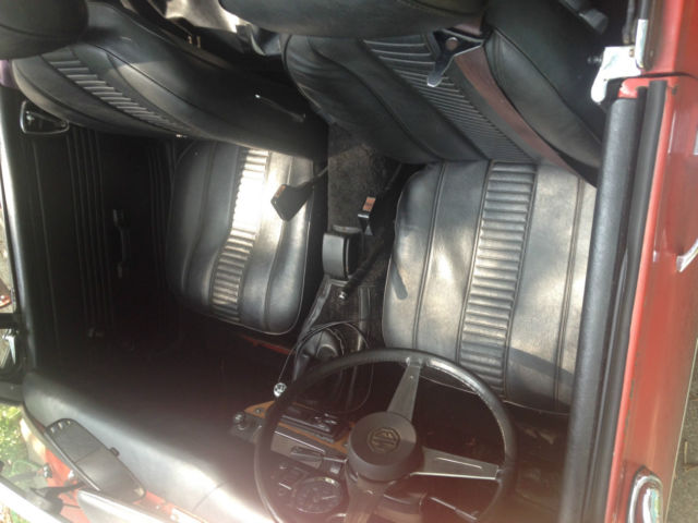 1977 Red MG Midget Convertible