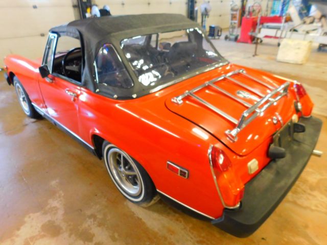 1977 Red MG Midget Convertible