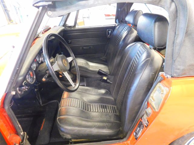 1977 Red MG Midget Convertible