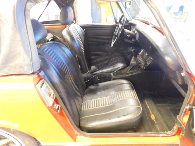 1977 Red MG Midget Convertible