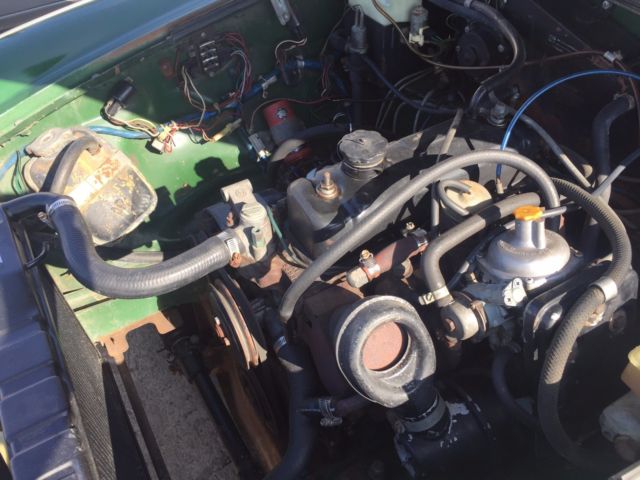 1977 Green MG MGB Convertible