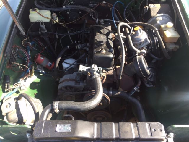 1977 Green MG MGB Convertible