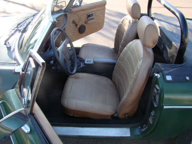 1977 GREEN MG MGB Convertible