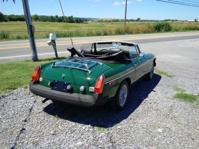 1977 Green MG MGB