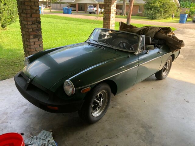 1977 Green MG MGB Convertible