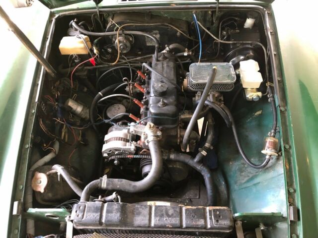 1977 Green MG MGB Convertible