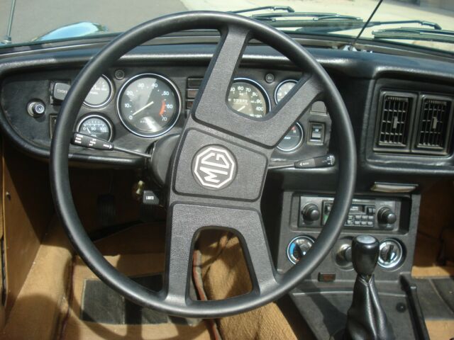 1977 Black MG MGB Convertible