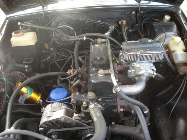 1977 Black MG MGB Convertible