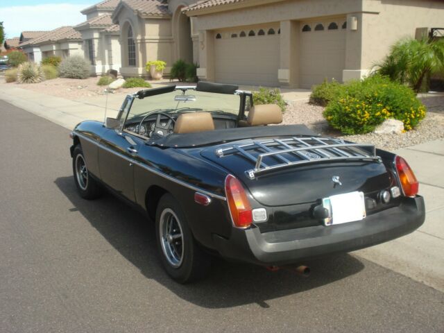 1977 Black MG MGB Convertible