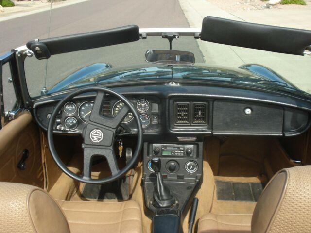 1977 Black MG MGB Convertible