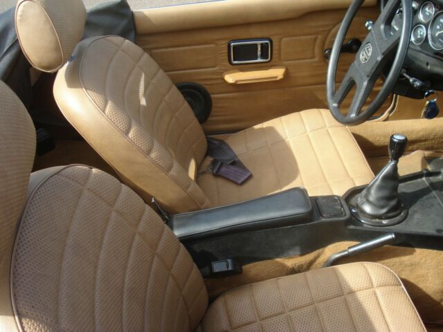 1977 Black MG MGB Convertible