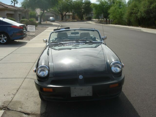1977 Black MG MGB Convertible